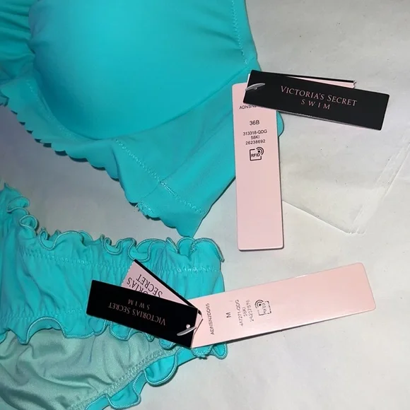 2pcs Victoria’s Secret Swim Bikini Set (36B & M Bottom) - Picture 12 of 13
